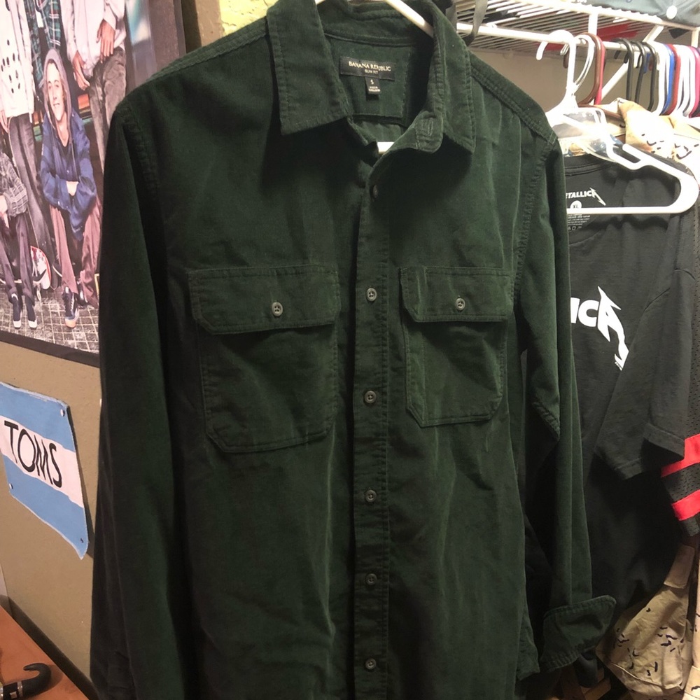 Banana Republic corduroy buttondown